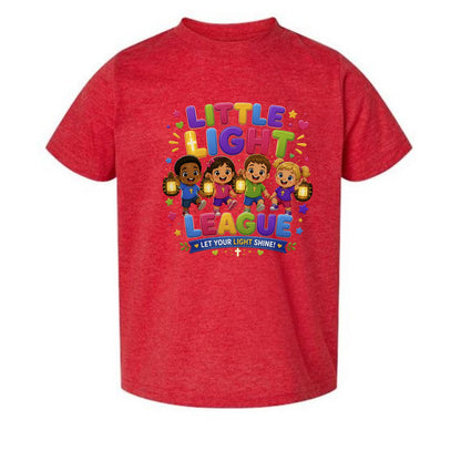 Little Light League Toddler Christian T-shirt - ClaimedbyGodDesigns