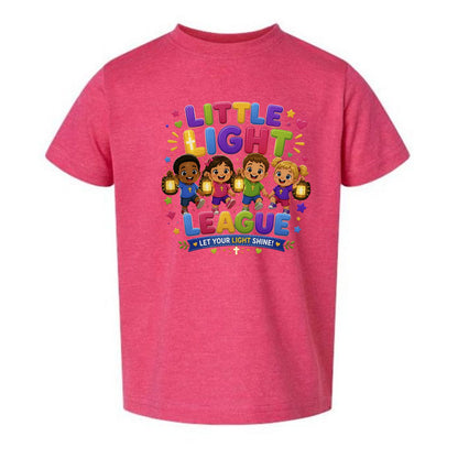 Little Light League Toddler Christian T-shirt - ClaimedbyGodDesigns