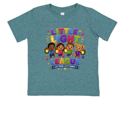 Little Light League Toddler Christian T-shirt - ClaimedbyGodDesigns