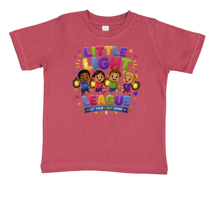 Little Light League Toddler Christian T-shirt - ClaimedbyGodDesigns