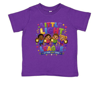 Little Light League Toddler Christian T-shirt - ClaimedbyGodDesigns