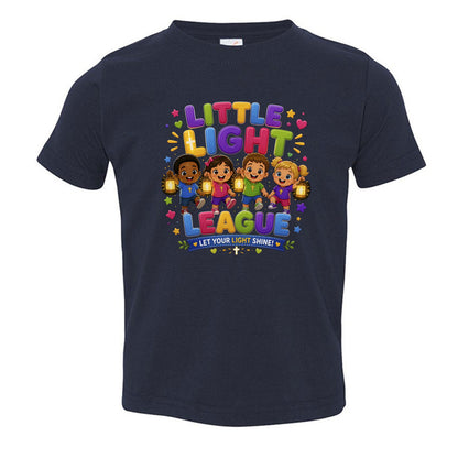 Little Light League Toddler Christian T-shirt - ClaimedbyGodDesigns