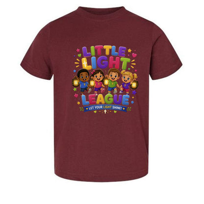 Little Light League Toddler Christian T-shirt - ClaimedbyGodDesigns