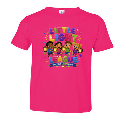 Little Light League Toddler Christian T-shirt - ClaimedbyGodDesigns