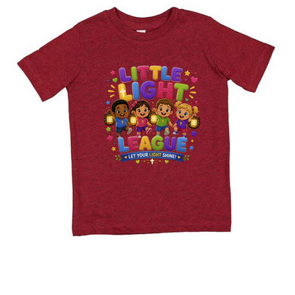 Little Light League Toddler Christian T-shirt - ClaimedbyGodDesigns