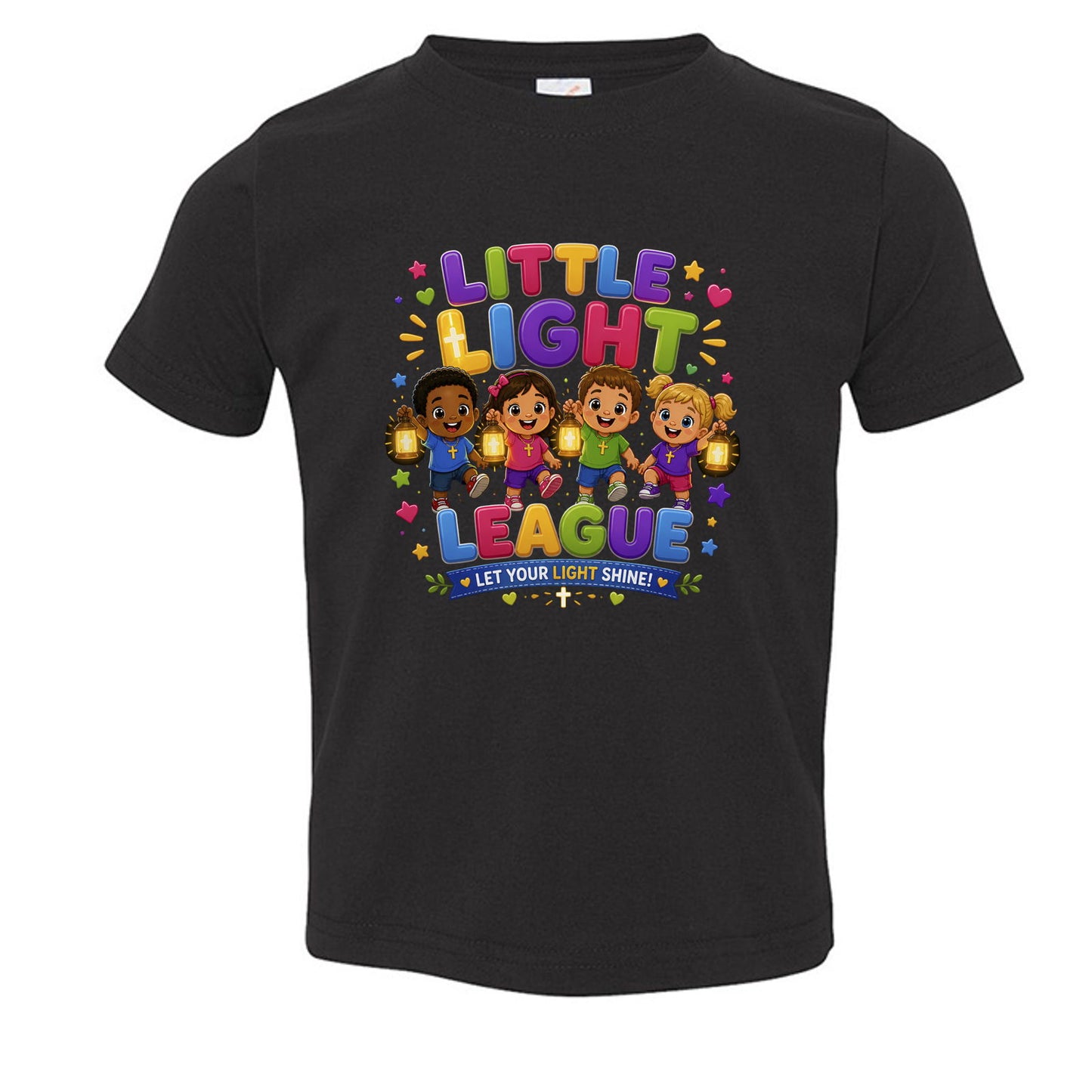 Little Light League Toddler Christian T-shirt - ClaimedbyGodDesigns