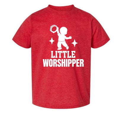 Little Worshipper Toddler Christian T-shirt - ClaimedbyGodDesigns