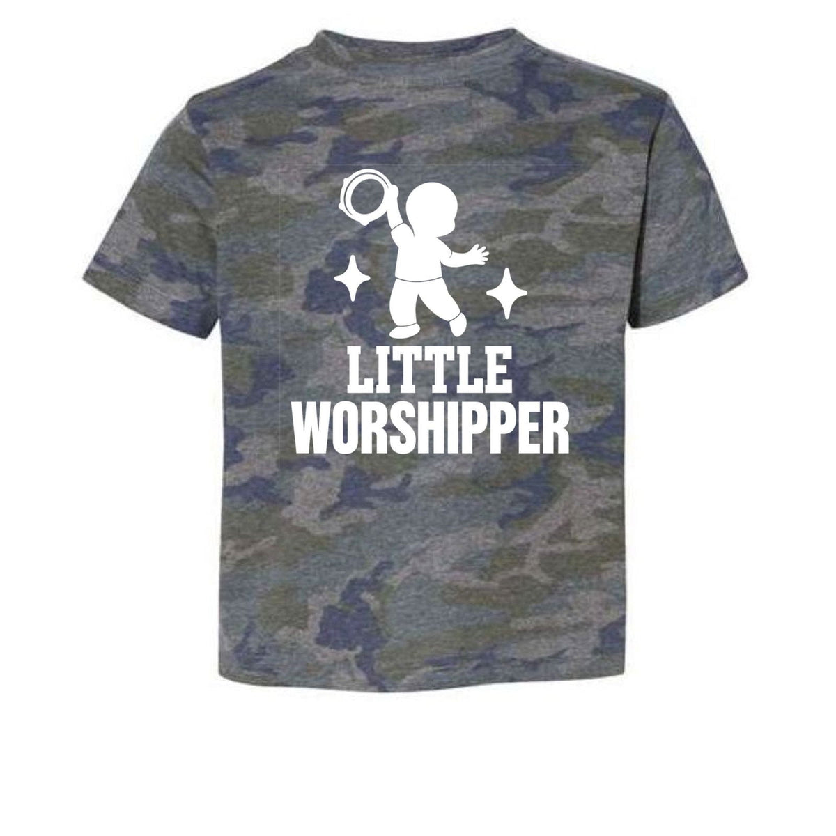 Little Worshipper Toddler Christian T-shirt - ClaimedbyGodDesigns