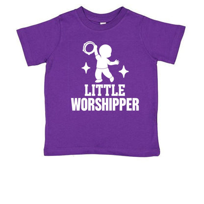 Little Worshipper Toddler Christian T-shirt - ClaimedbyGodDesigns