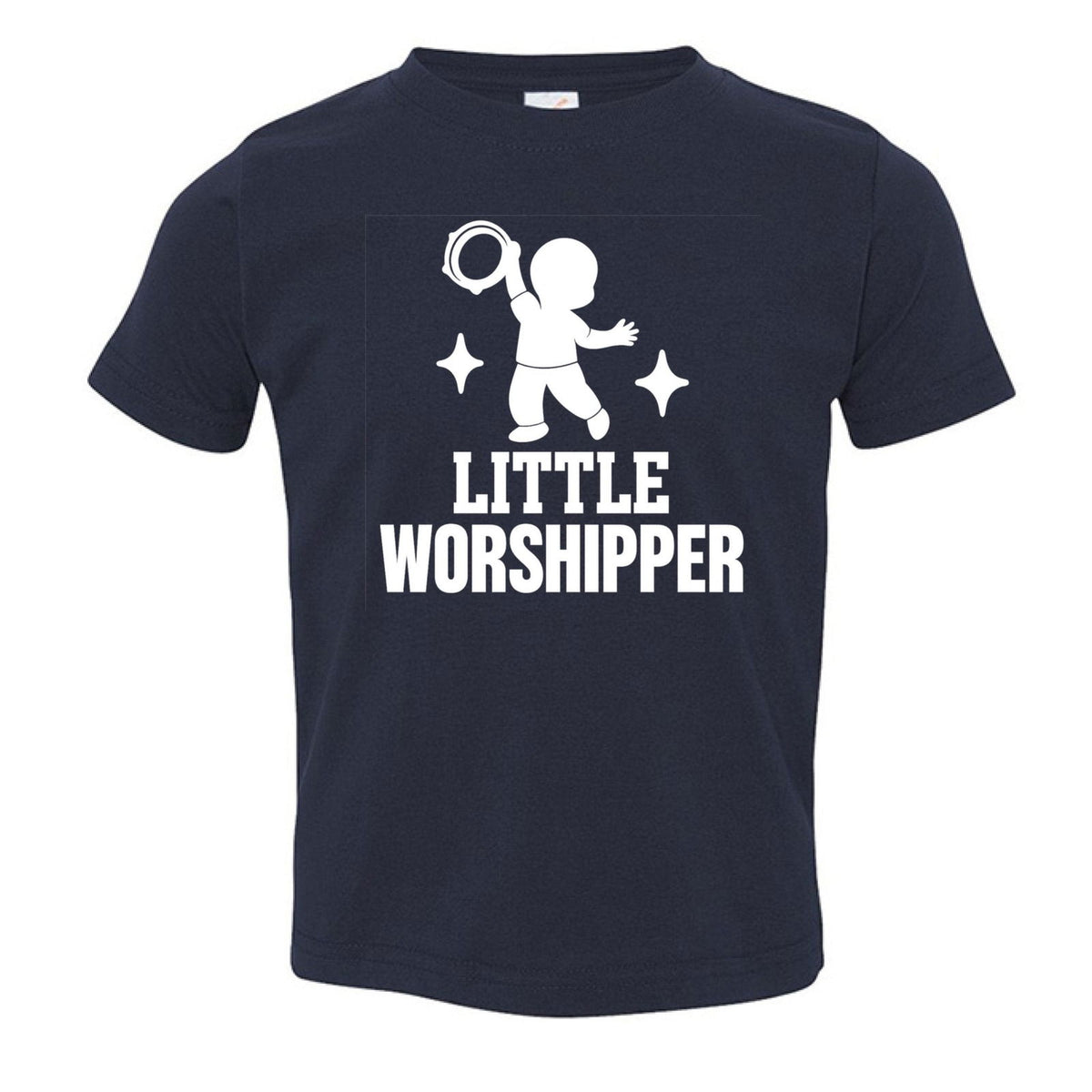 Little Worshipper Toddler Christian T-shirt - ClaimedbyGodDesigns