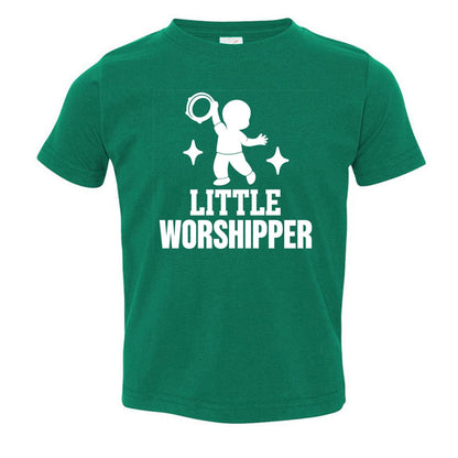 Little Worshipper Toddler Christian T-shirt - ClaimedbyGodDesigns