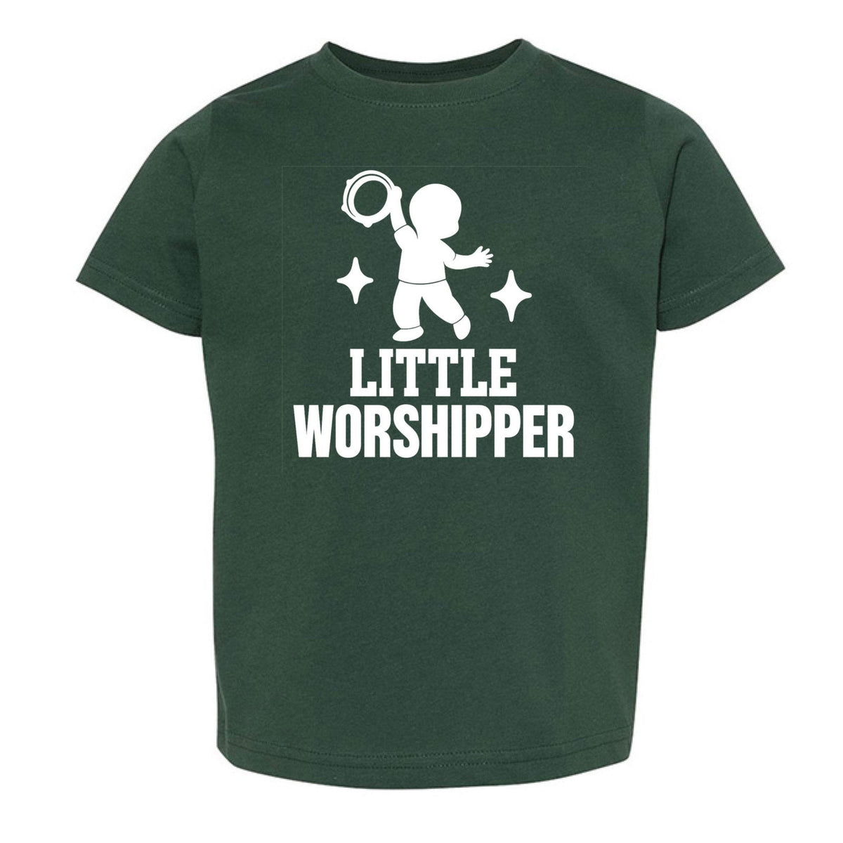 Little Worshipper Toddler Christian T-shirt - ClaimedbyGodDesigns