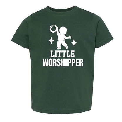 Little Worshipper Toddler Christian T-shirt - ClaimedbyGodDesigns