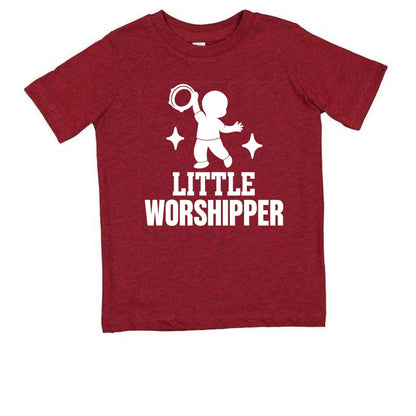 Little Worshipper Toddler Christian T-shirt - ClaimedbyGodDesigns