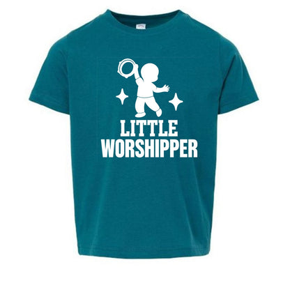Little Worshipper Toddler Christian T-shirt - ClaimedbyGodDesigns