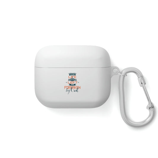 Living Life Never Left Nor Forsaken By God AirPods / Airpods Pro Case cover - ClaimedbyGodDesigns