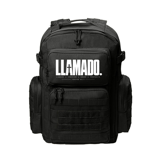 Llamado Christian Backpack Isaías 43:1 | Spanish Bible Verse Faith Backpack - Claimed by God Designs