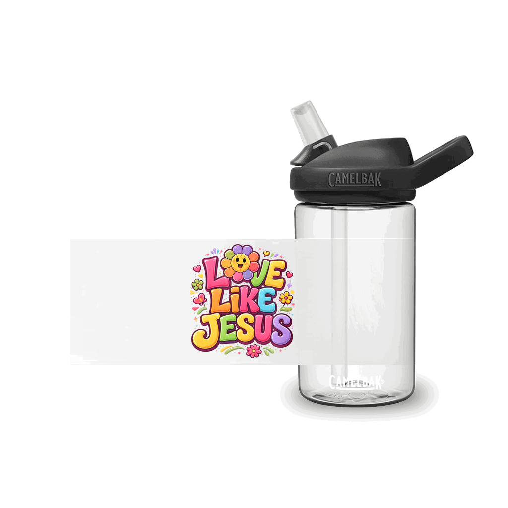Love Like Jesus Christian Kids Water Bottle - ClaimedbyGodDesigns