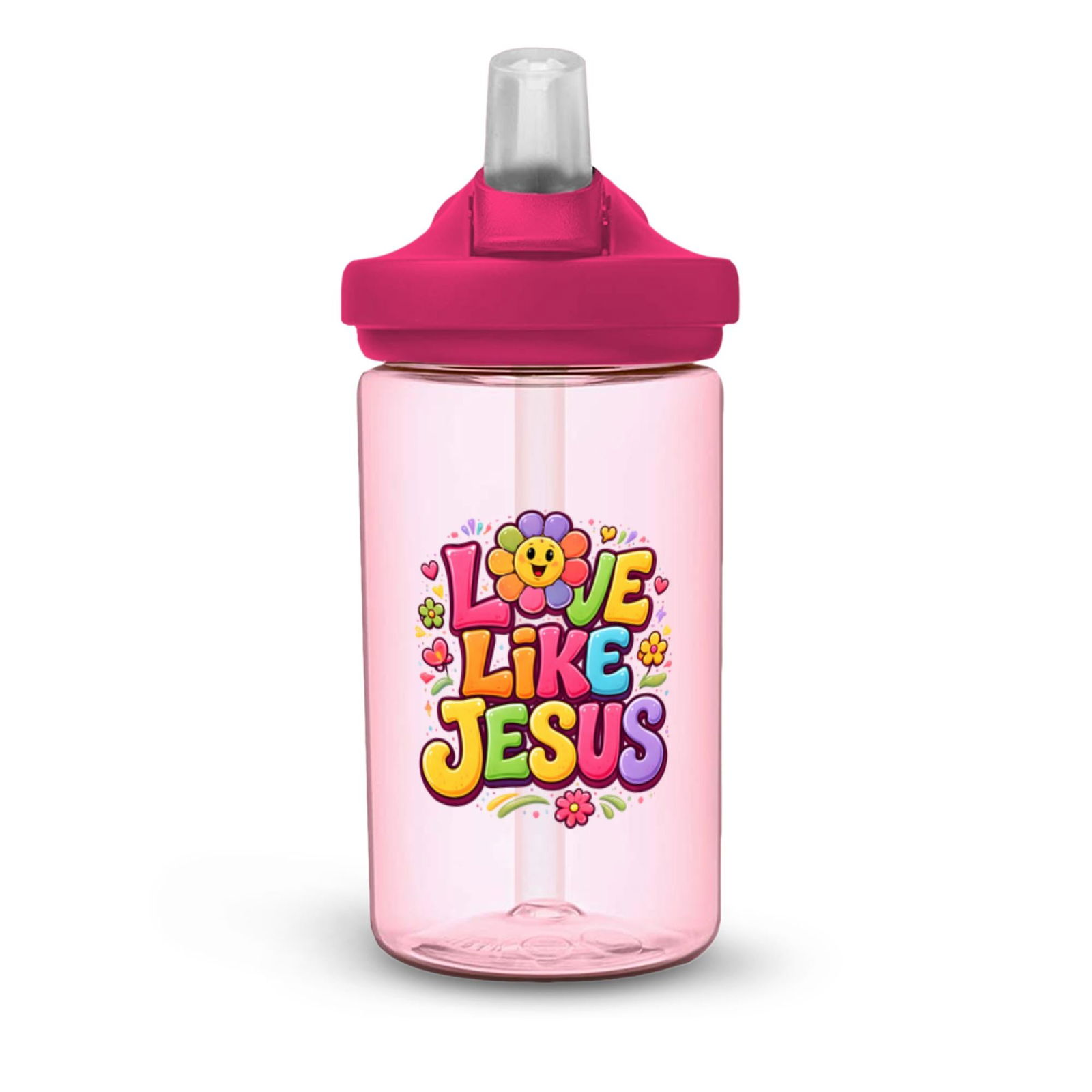 Love Like Jesus Christian Kids Water Bottle - ClaimedbyGodDesigns