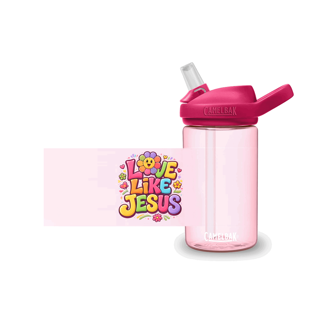 Love Like Jesus Christian Kids Water Bottle - ClaimedbyGodDesigns