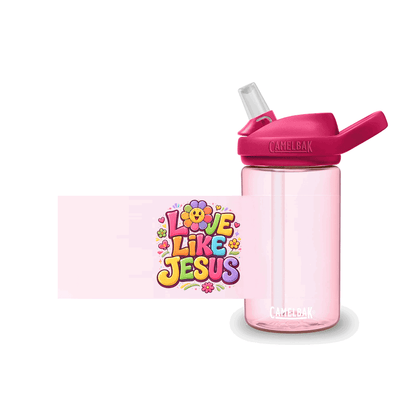 Love Like Jesus Christian Kids Water Bottle - ClaimedbyGodDesigns
