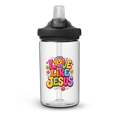 Love Like Jesus Christian Kids Water Bottle - ClaimedbyGodDesigns