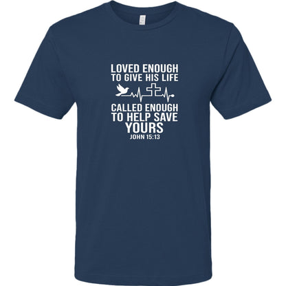 Loved Enough Unisex Christian Jersey T-shirt - ClaimedbyGodDesigns