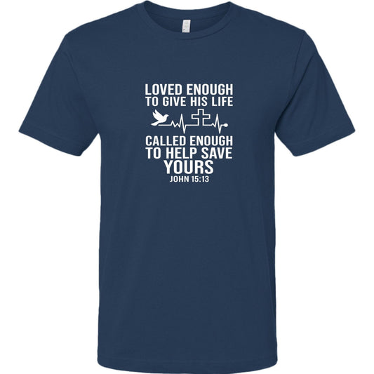 Loved Enough Unisex Christian Jersey T-shirt - ClaimedbyGodDesigns