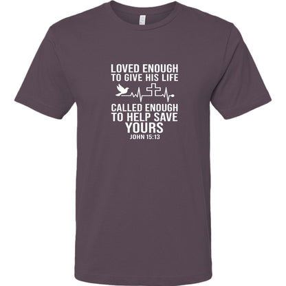 Loved Enough Unisex Christian Jersey T-shirt - ClaimedbyGodDesigns