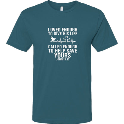 Loved Enough Unisex Christian Jersey T-shirt - ClaimedbyGodDesigns
