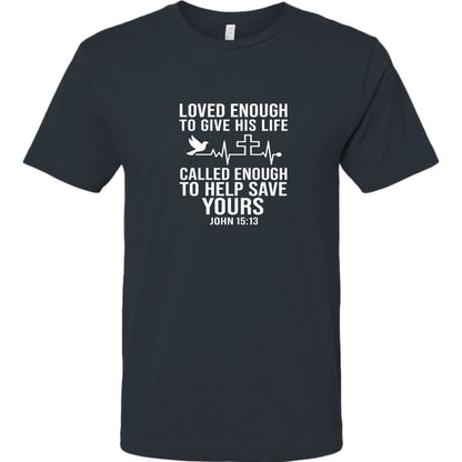 Loved Enough Unisex Christian Jersey T-shirt - ClaimedbyGodDesigns