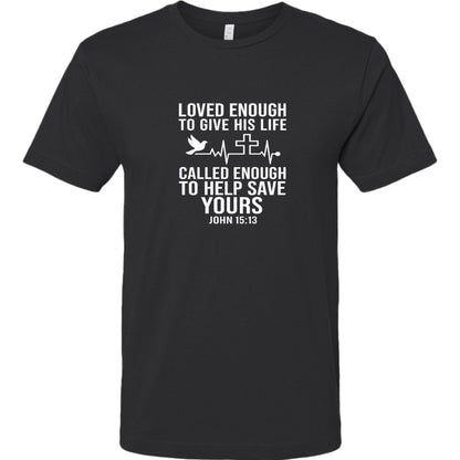 Loved Enough Unisex Christian Jersey T-shirt - ClaimedbyGodDesigns