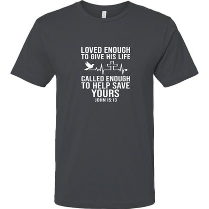 Loved Enough Unisex Christian Jersey T-shirt - ClaimedbyGodDesigns