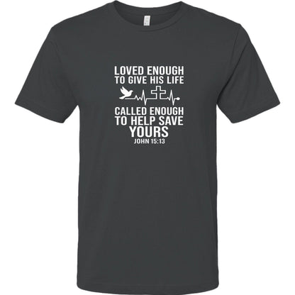 Loved Enough Unisex Christian Jersey T-shirt - ClaimedbyGodDesigns