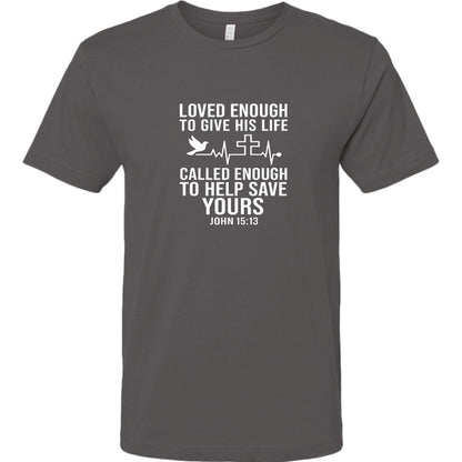 Loved Enough Unisex Christian Jersey T-shirt - ClaimedbyGodDesigns