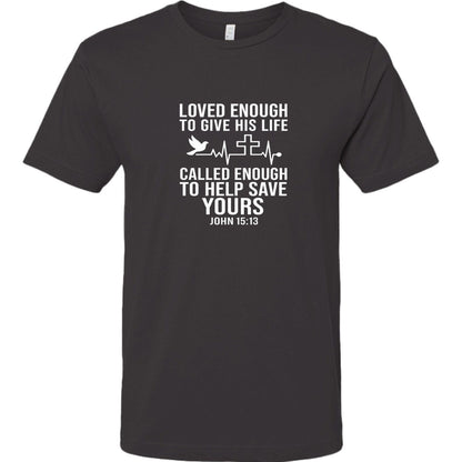 Loved Enough Unisex Christian Jersey T-shirt - ClaimedbyGodDesigns