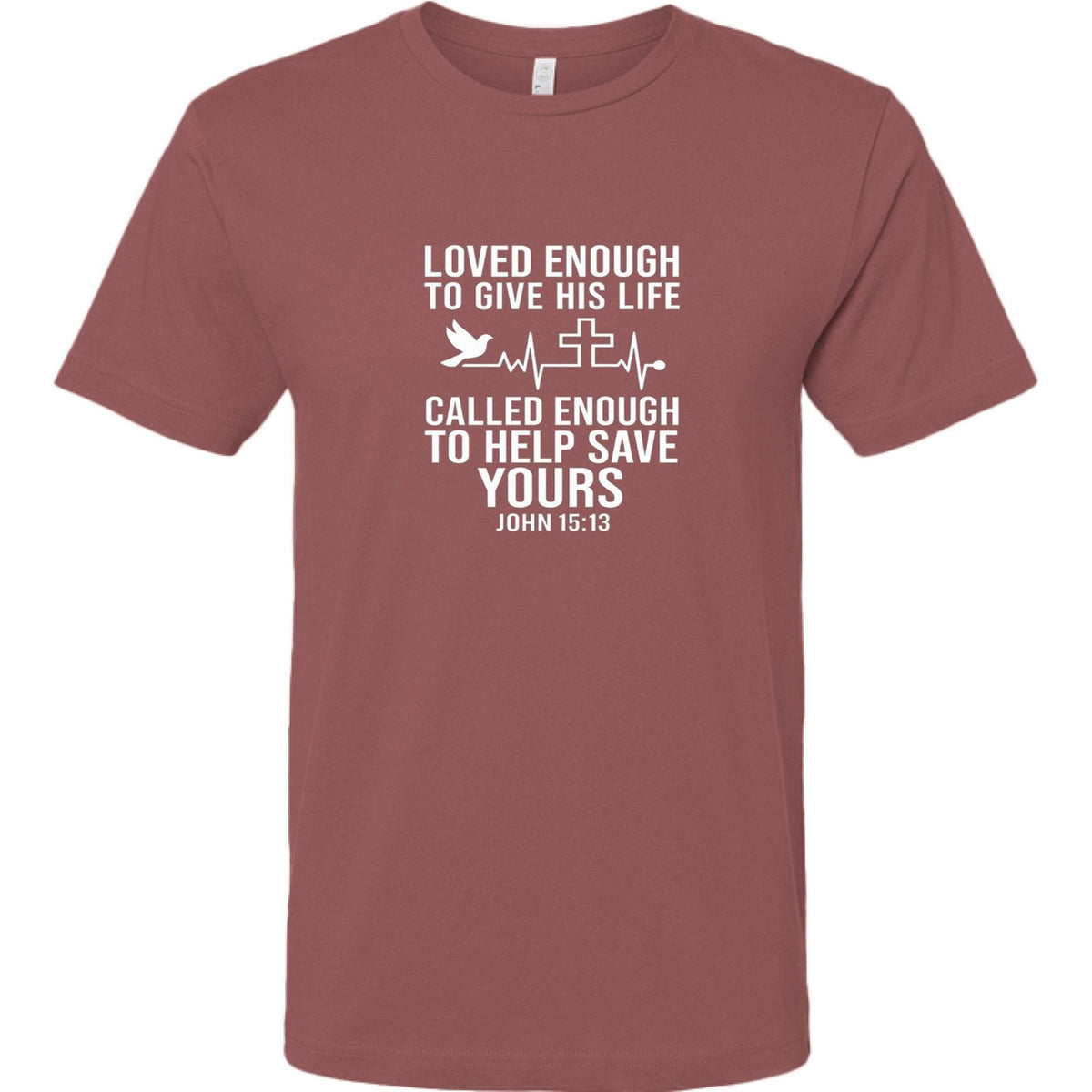 Loved Enough Unisex Christian Jersey T-shirt - ClaimedbyGodDesigns