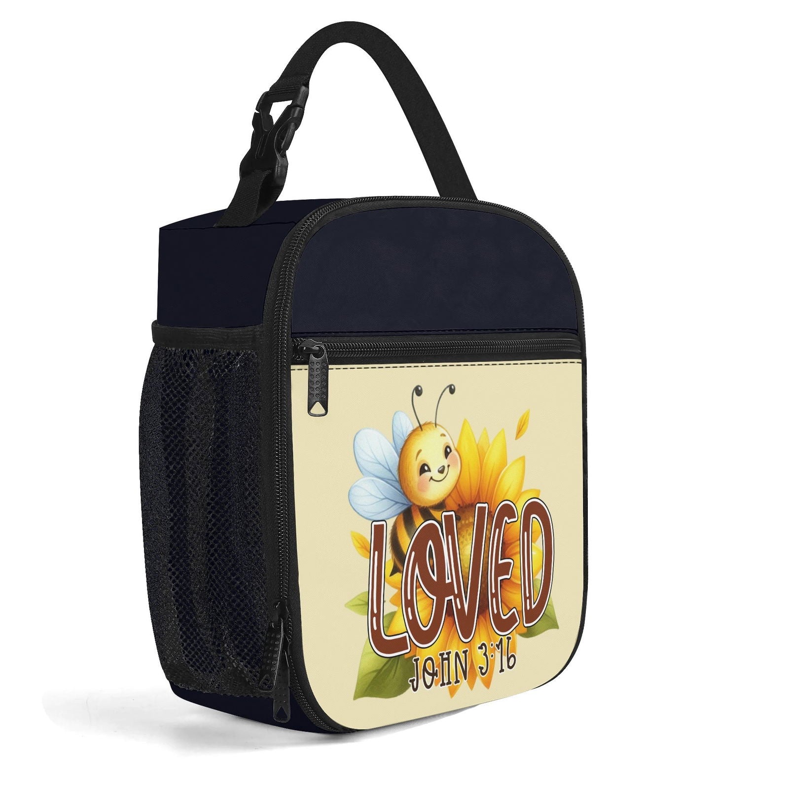Loved Insulated Christian Lunch Box for Kids - ClaimedbyGodDesigns