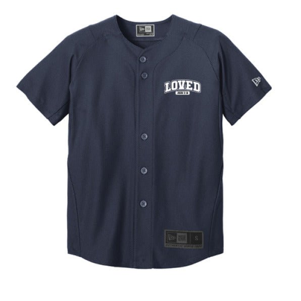 Loved Youth Christian Full-Button Jersey - ClaimedbyGodDesigns