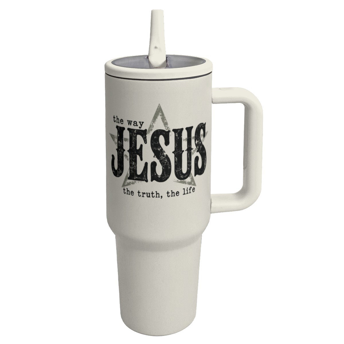 Jesus The Way The Truth The Life Christian 40oz Tumbler - Claimed by God Designs