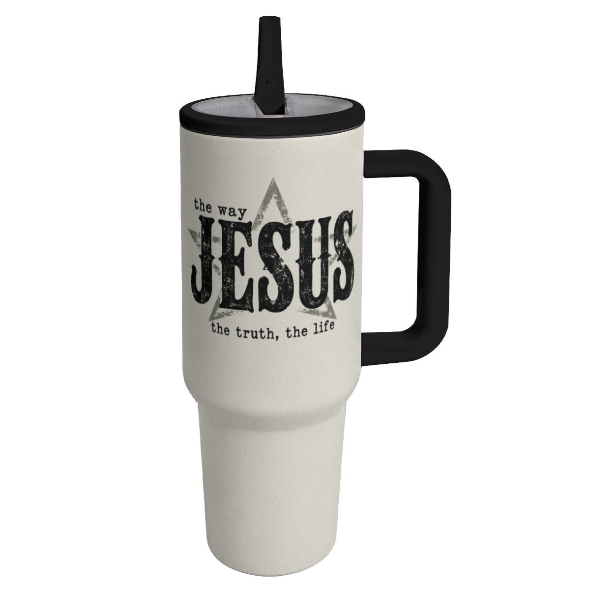 Jesus The Way The Truth The Life Christian 40oz Tumbler - Claimed by God Designs