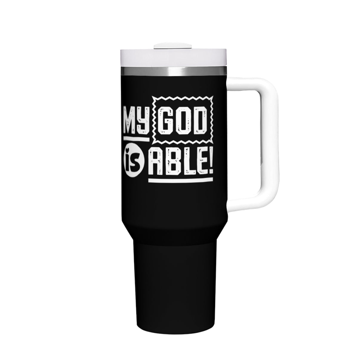 MY GOD IS ABLE Christian Stainless Steel Tumbler 40oz - ClaimedbyGodDesigns