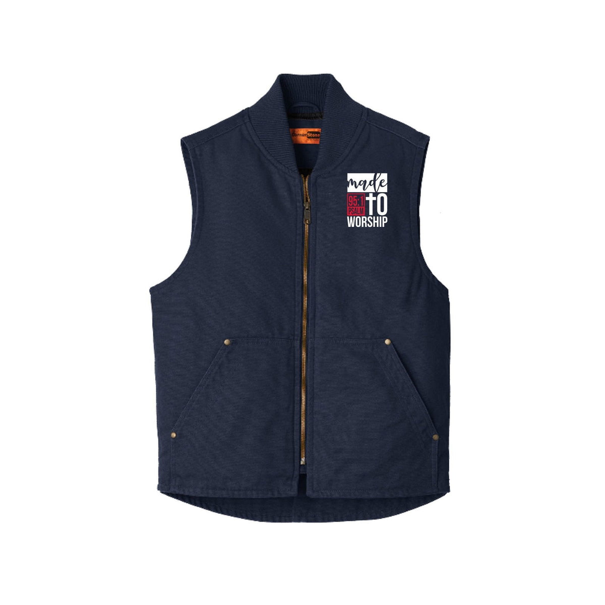 Made To Worship Men's Christian Premium Cloth Vest - ClaimedbyGodDesigns