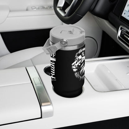 Main Of Faith Christian Flip Straw Tumbler - 30oz - ClaimedbyGodDesigns