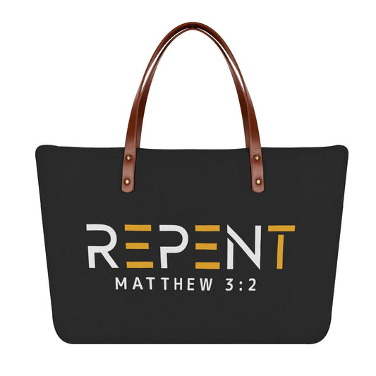 Matthew 3:2 Repent Christian Womens Comfort Tote Bag - ClaimedbyGodDesigns