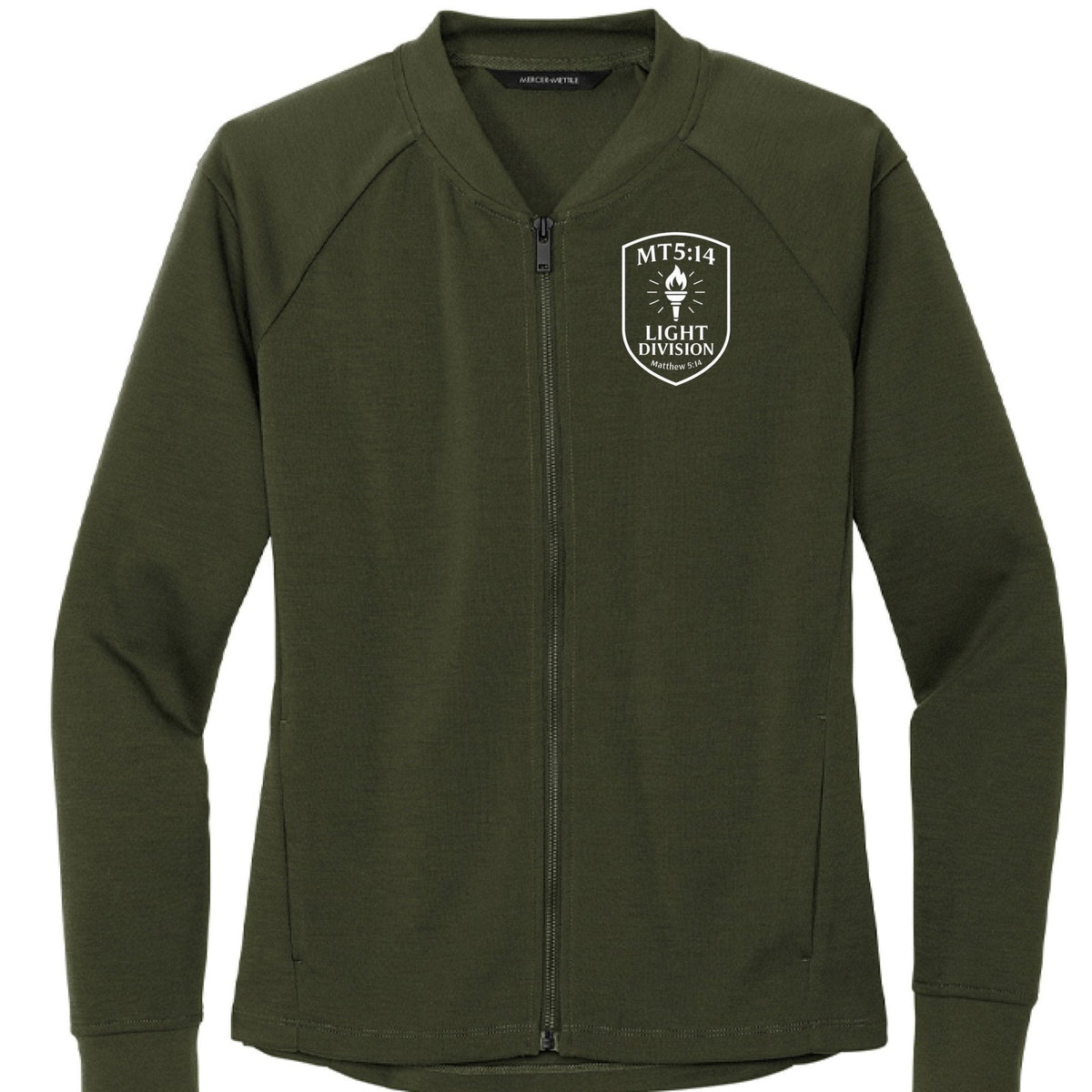 Matthew 5:14 Light Division Women’s Kingdom Code Christian Jacket - ClaimedbyGodDesigns