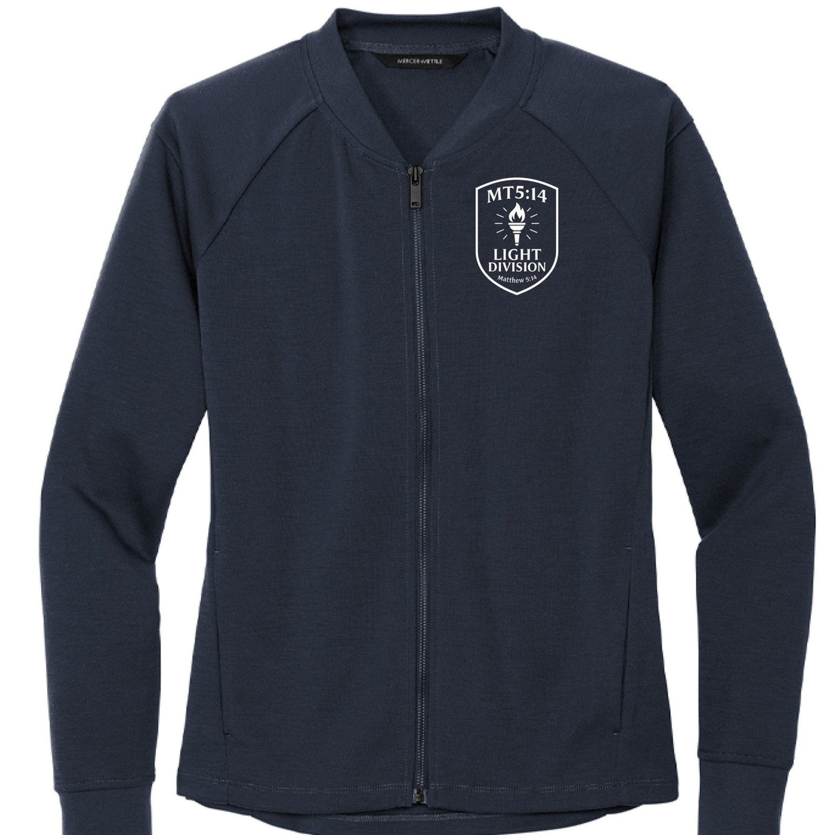 Matthew 5:14 Light Division Women’s Kingdom Code Christian Jacket - ClaimedbyGodDesigns