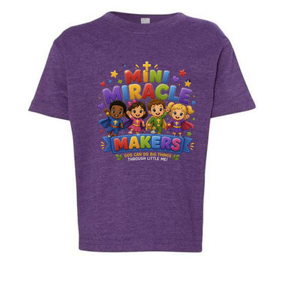 Mini Miracle Makers Christian Toddler T-shirt - ClaimedbyGodDesigns