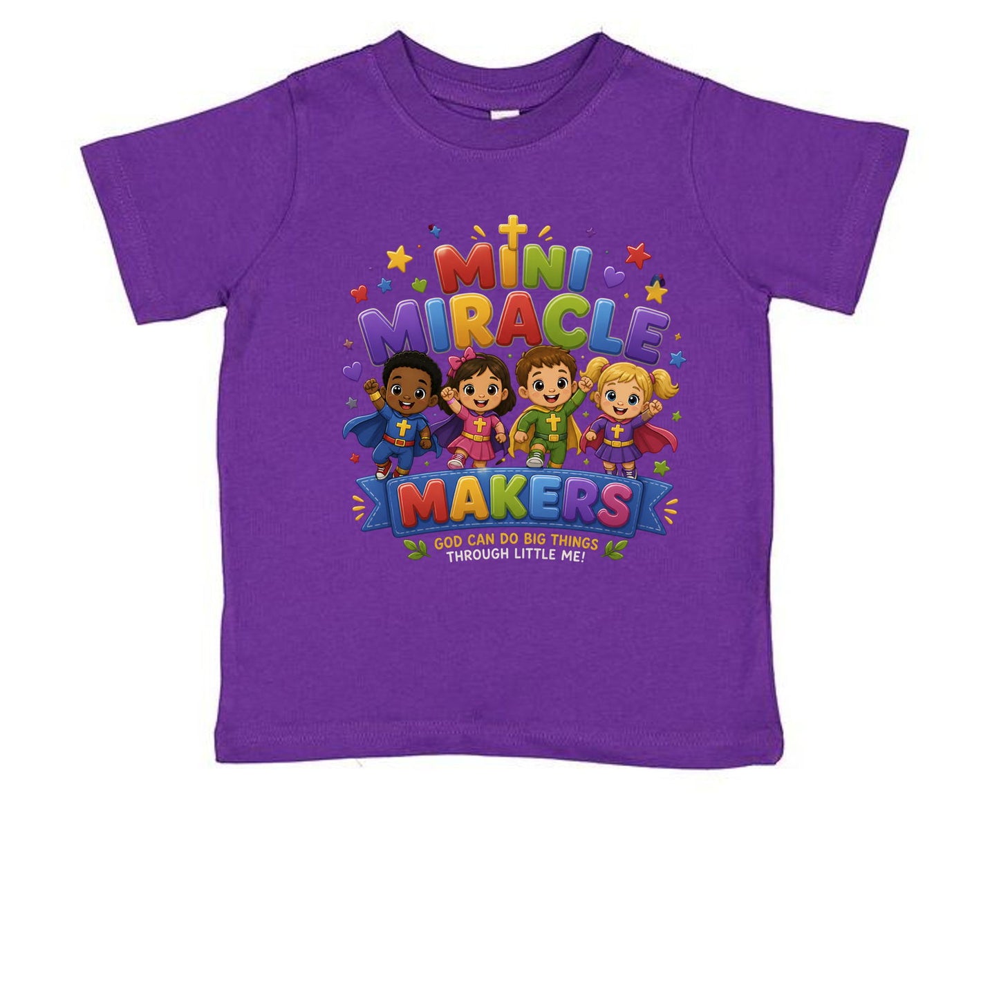 Mini Miracle Makers Christian Toddler T-shirt - ClaimedbyGodDesigns