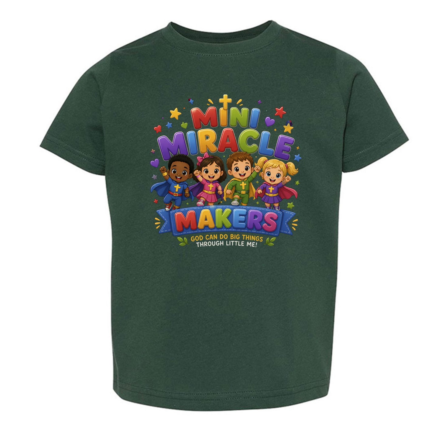 Mini Miracle Makers Christian Toddler T-shirt - ClaimedbyGodDesigns